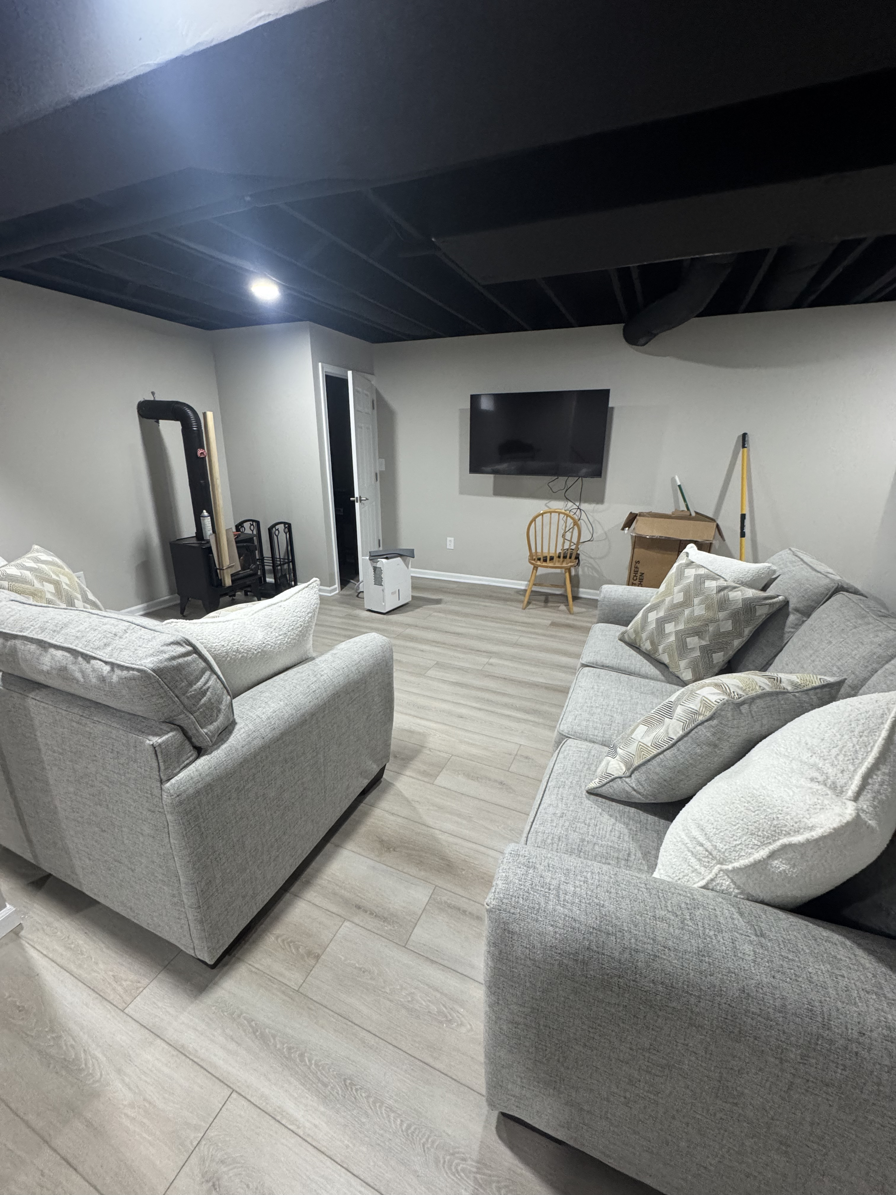 Tile and grout restoration project in Plymouth home