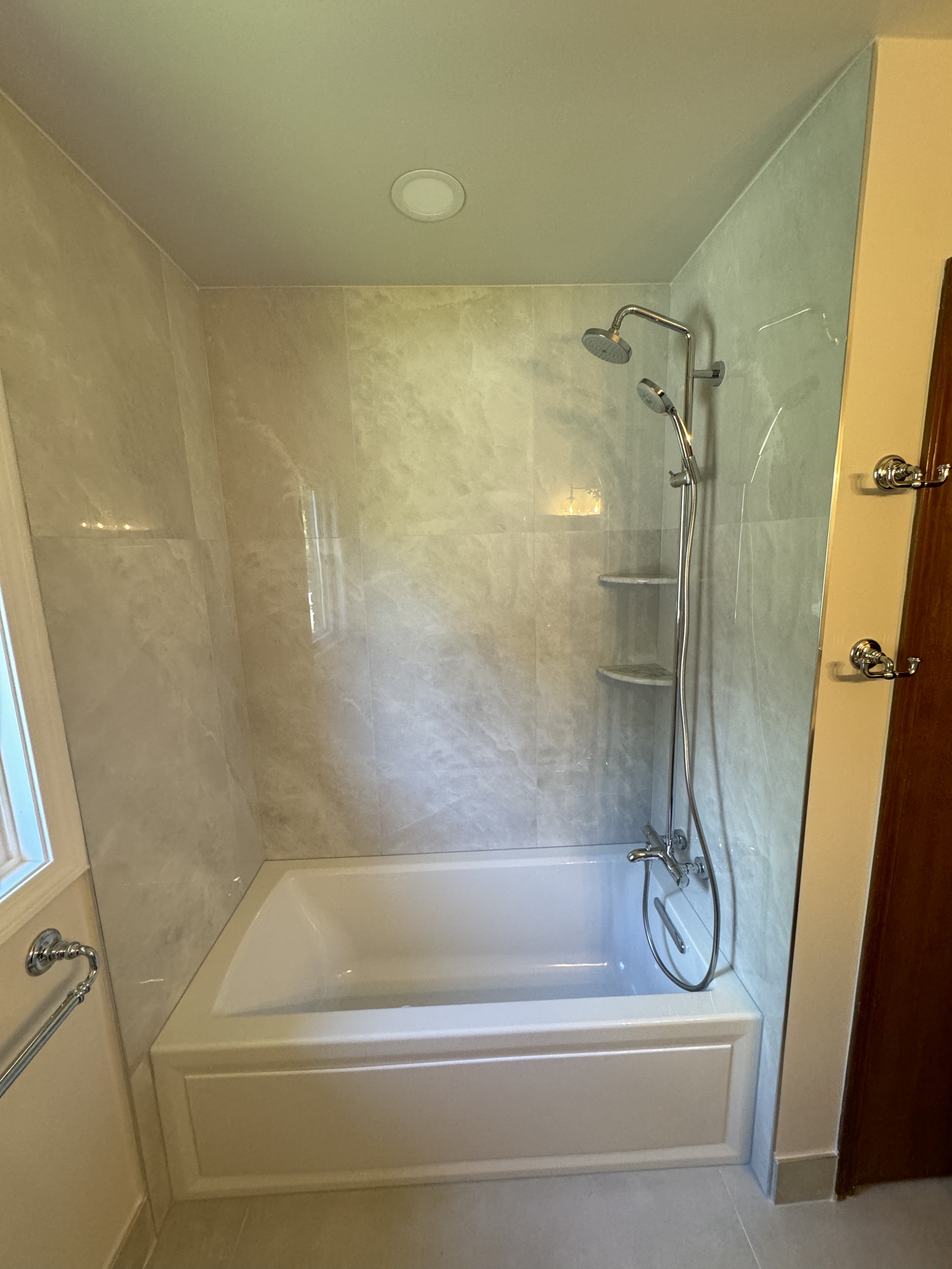 Commercial tile installation in Metro Detroit office space